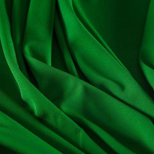 Трикотаж вискозный Versace 056-16342 зеленый однотонный