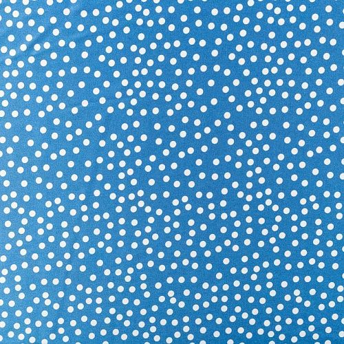 Шелк синтетический 065-01463 голубой принтованный