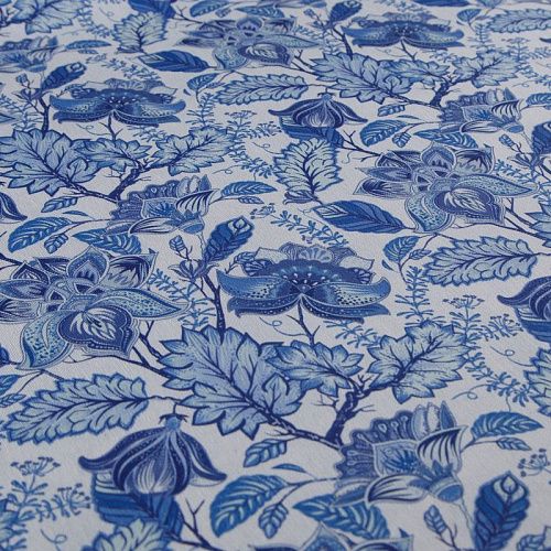 Ткань портьерная H-280 см 19-02-15858 белый принтованный