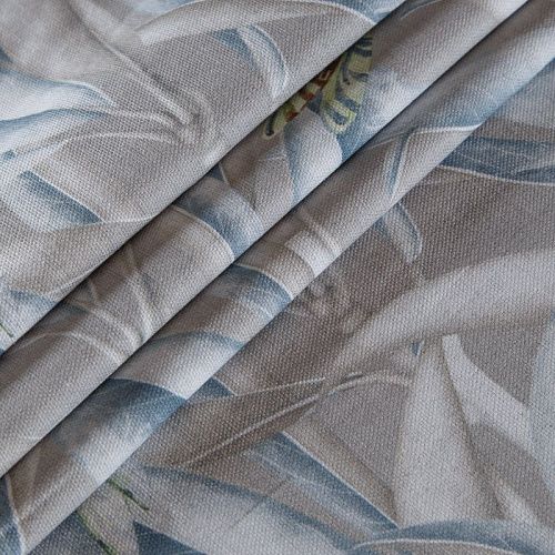 Ткань портьерная H-280 см 19-02-15855 серый принтованный