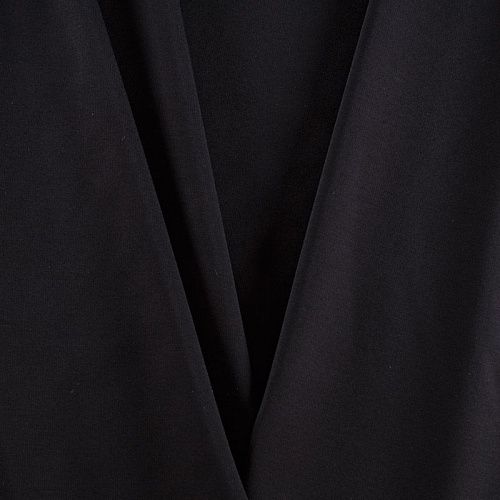 Джерси 014-15734 черный однотонный