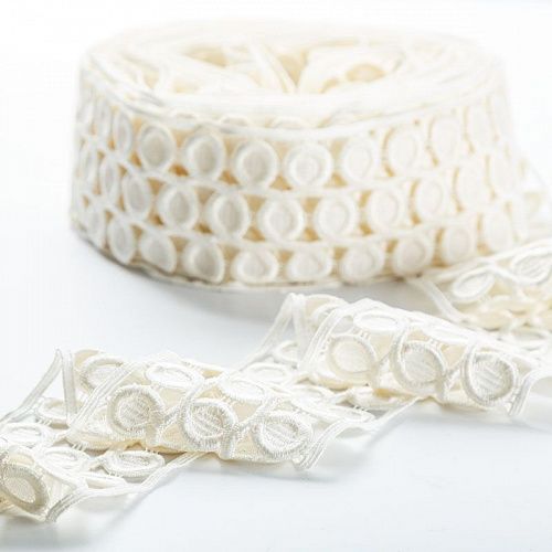 Кружево 90 мм 94312 молочный