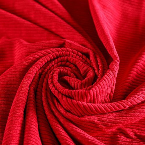 Вельвет 008-06496 малиново-красный однотонный