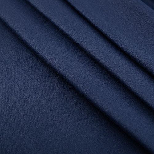 Трикотаж 056-20386 темно-синий однотонный