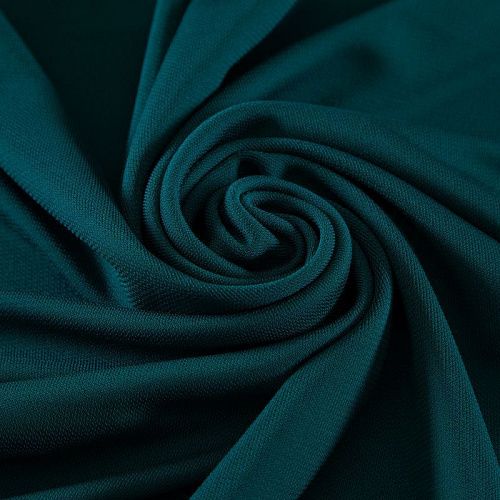 Трикотаж-масло 056-16689 сине-зеленый однотонный