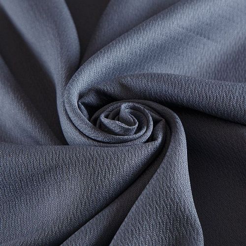 Креп-шелк натуральный 064-16230 серый жаккардовый