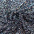 Сетка трикотажная со стразами Swarovski 050-19867 черный