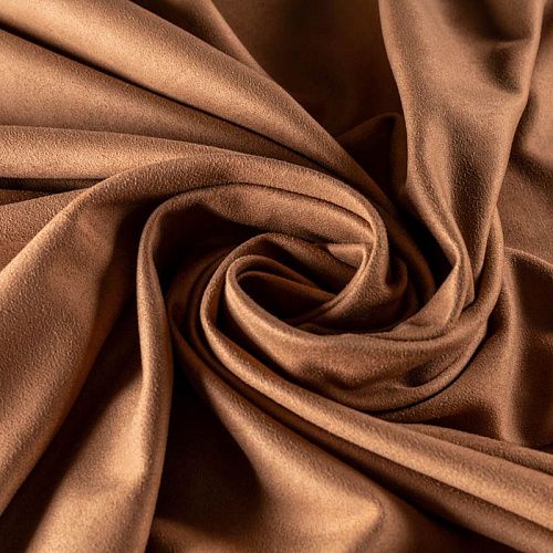 Замша искусственная 018-00354 кэмел однотонный