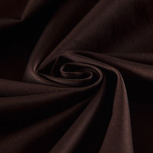 Коттон стрейч (спандекс) 063-16239 молочный шоколад однотонный