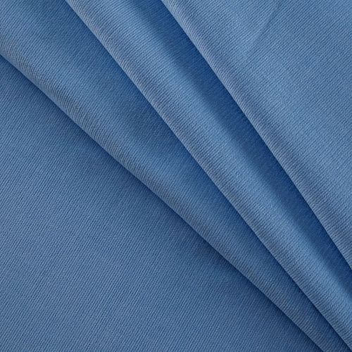 Микровельвет стрейч 008-16190 голубой однотонный
