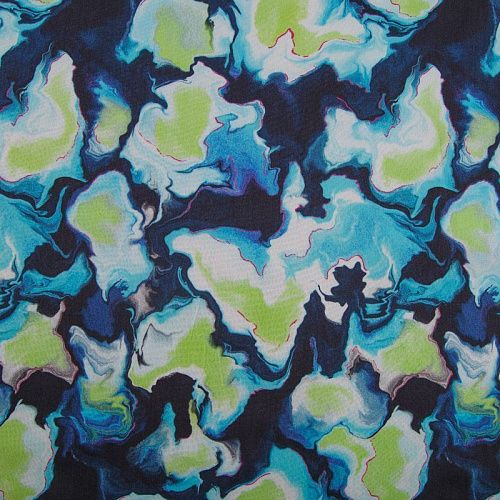 Поплин 063-16215 черный принтованный