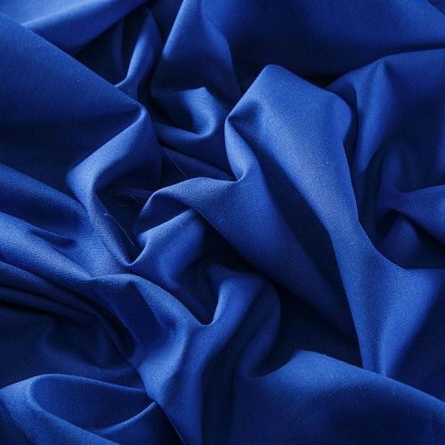 Лен-вискоза 035-13096 васильковый однотонный