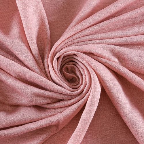 Трикотаж 056-11932 розовый однотонный