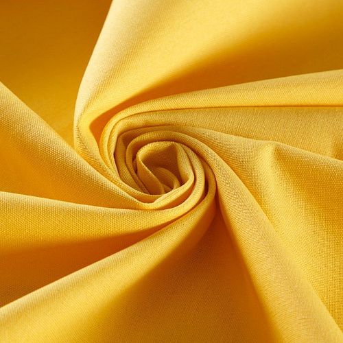 Лен-вискоза 035-13105 янтарно-желтый однотонный