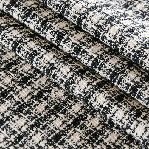Твид 052-11712 молочно-черный