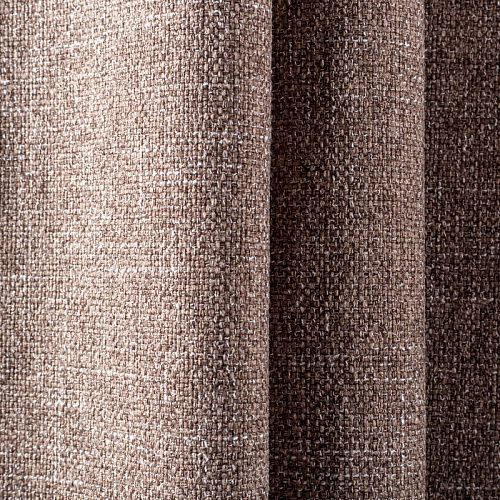 Ткань мебельная рогожка 22-02-00770 серо-коричневый однотонный