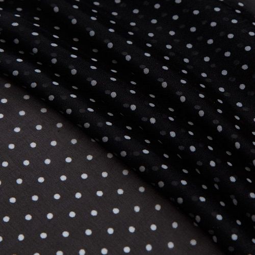 Шифон 068-16538 черный принтованный