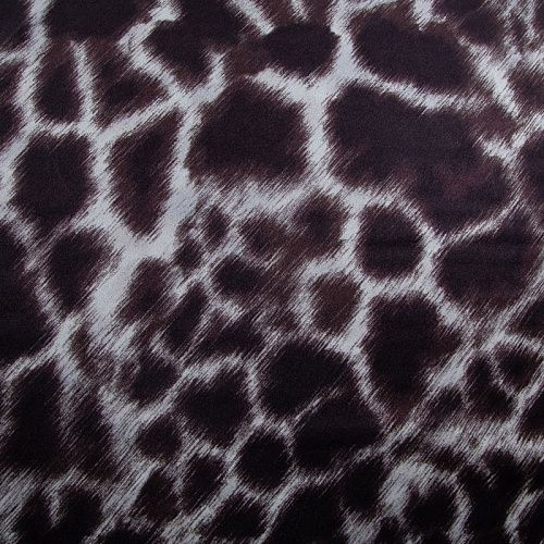 Бархат-лайкра 002-20333 шоколадный принтованный