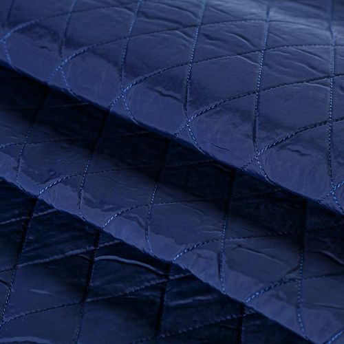 Ткань курточная 033-05378 темно-синий однотонный