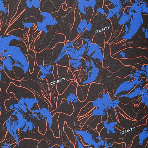 Лайкра 005-05963 черный принтованный