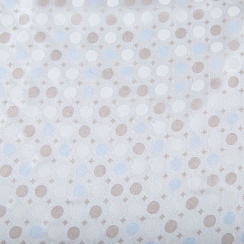 Шифон шелковый 068-20065 белый принтованный