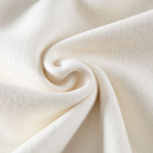 Ткань пальтовая 040-20252 молочный однотонный