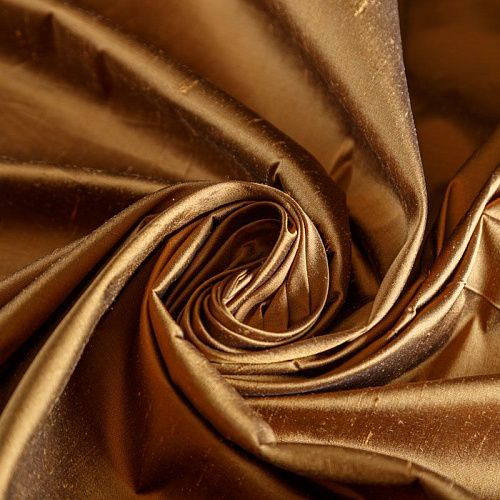 Дикий шелк 016-04735 бронзовый однотонный