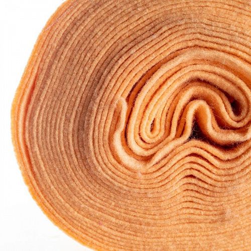 Фетр К33-362 персиковый однотонный