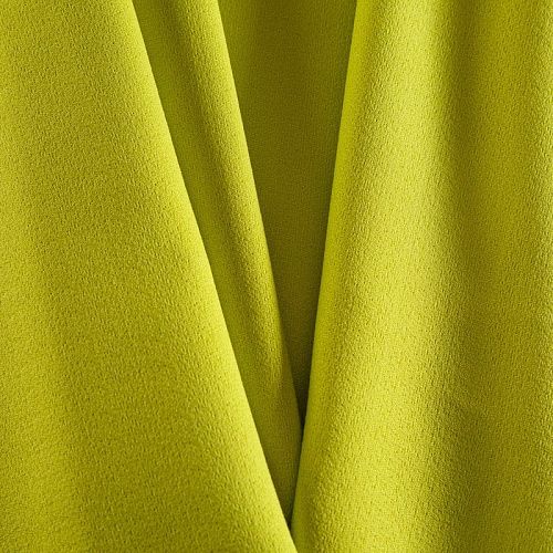 Креп двойной 026-14523 шартрез однотонный