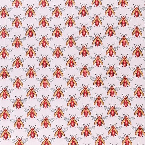 Креп-шифон 027-08209 розовый зефир принтованный