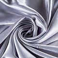 Креп-сатин К33-902 серебристо-серый однотонный