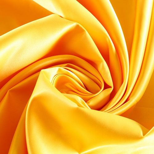 Сатин-тафта 001-07322 золотисто-желтый однотонный