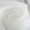 Органза 039-06287 молочный однотонный