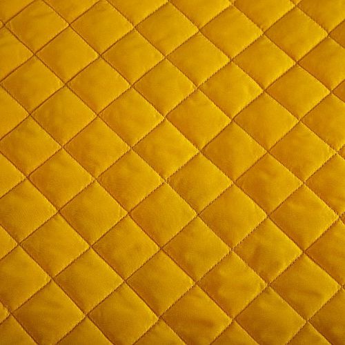 Ткань курточная 2-х сторонняя 033-14803 шафрановый принтованный