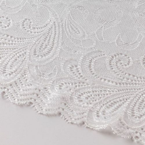 Кружево эластичное 200 мм Ф01-0262 белый