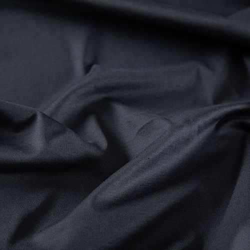 Трикотаж 056-20398 черный однотонный