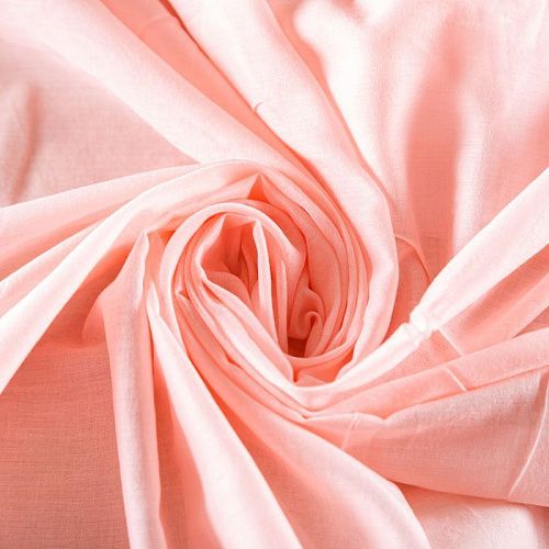 Батист 003-07833 персиково-розовый однотонный