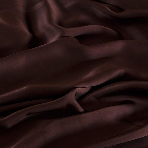 Сатин 001-18702 шоколадный однотонный