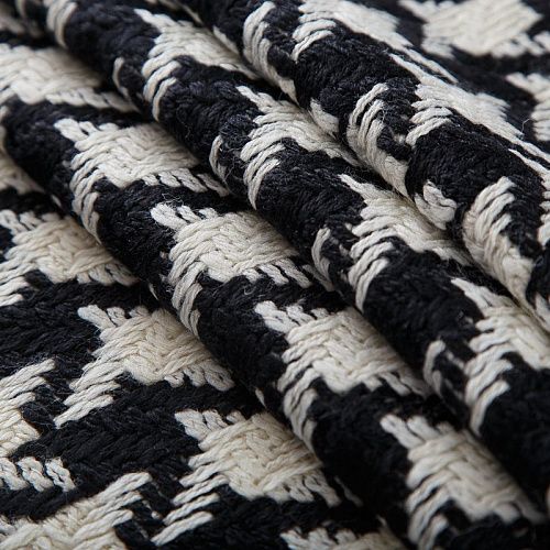 Твид Versace 052-19078 черный/молочный