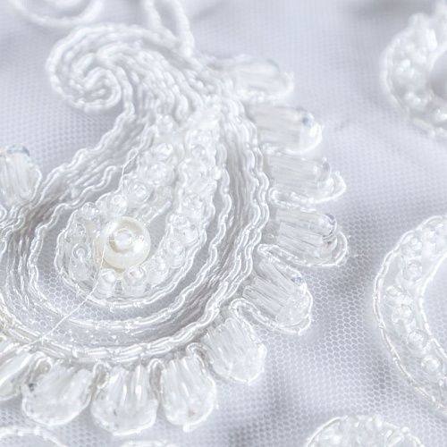 Гипюр 012-10379 молочный