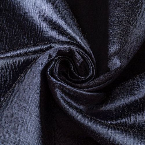 Ткань портьерная жаккард 20-02-00196 глубокий синий 