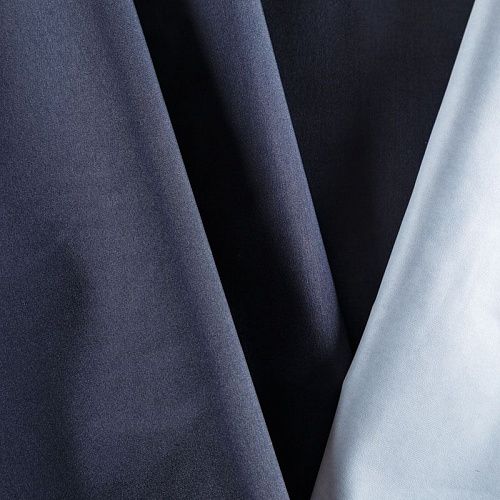 Ткань плащевая 042-05592 темно-синий однотонный