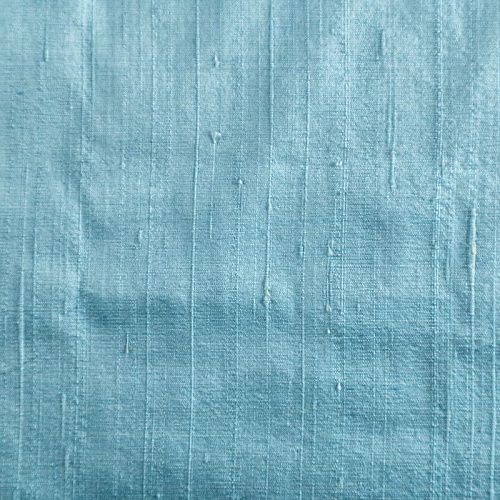 Дикий шелк 016-04835 ментолово-голубой однотонный