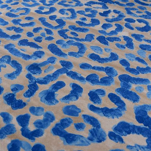 Крепдешин натуральный 028-11952 бежевый принтованный