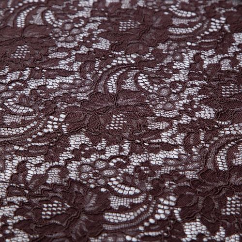 Гипюр 012-20671 шоколадный