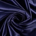 Сатин стрейч К33-809 синий однотонный