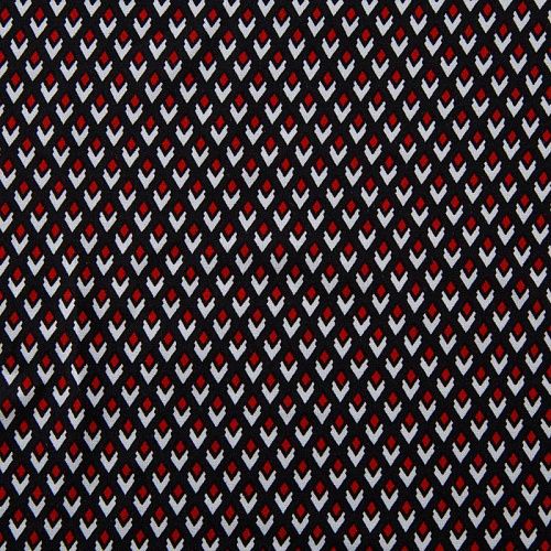 Вискоза 009-12429 черный принтованный