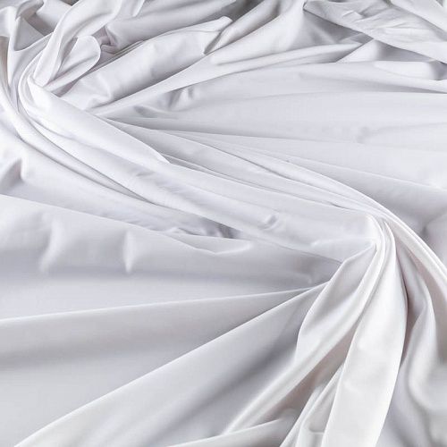 Лайкра К33-900 белый однотонный