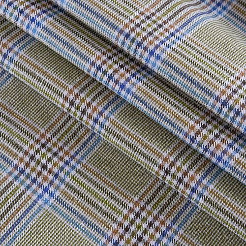 Ткань костюмная 025-12085 фисташковый принтованный