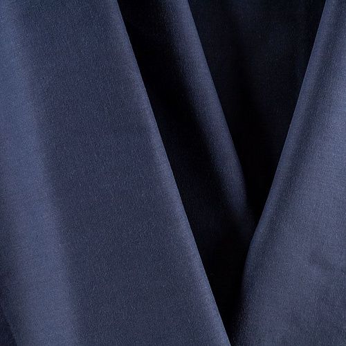 Хлопок-вуаль К28-428 темно-синий однотонный